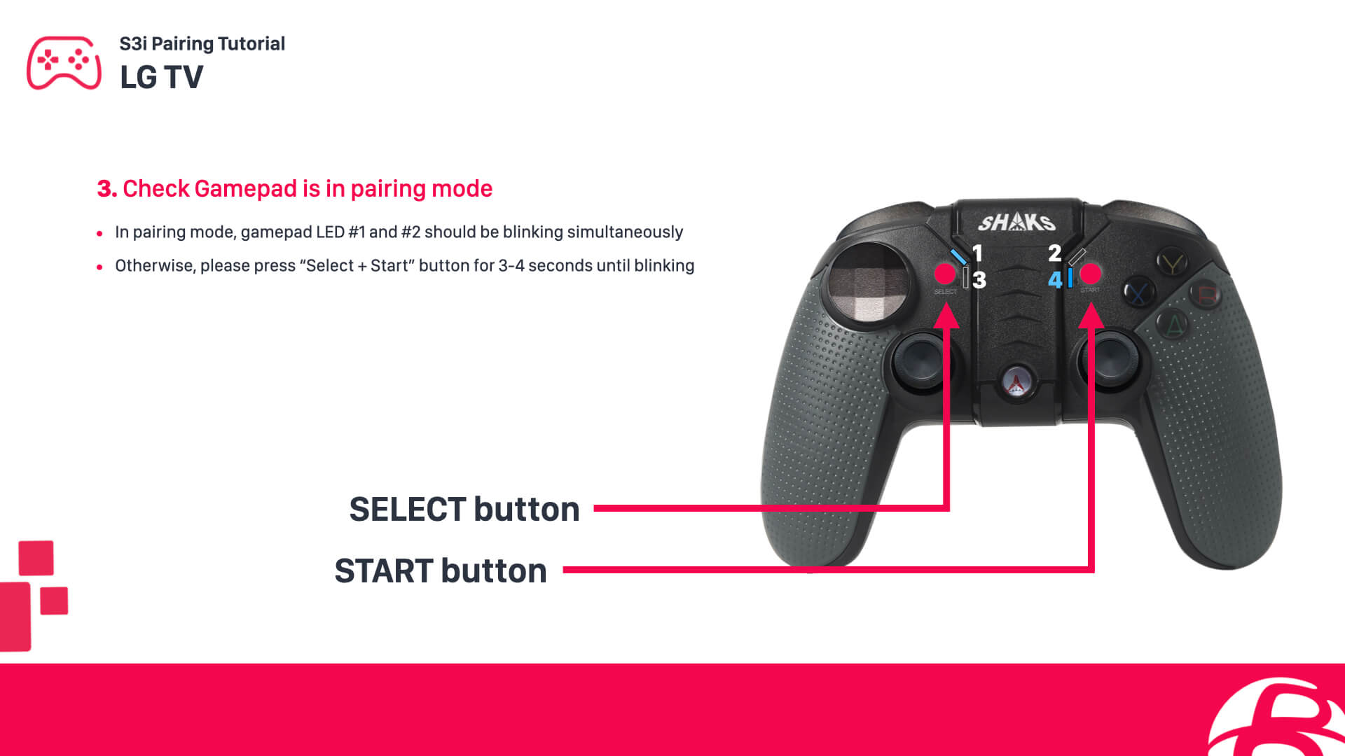 Setting up a SHAKS S3b controller for LG Smart TV